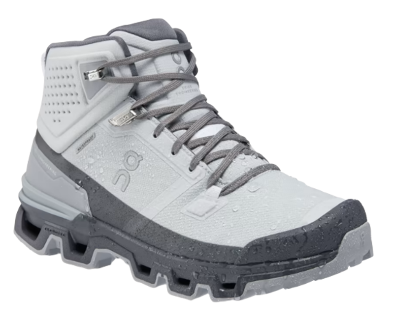 On Cloudrock Waterproof 2 Women's Boots in Glacier/Eclipse -2